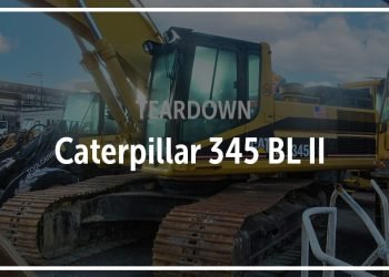 Caterpillar 345 BL II Excavator Salvaged