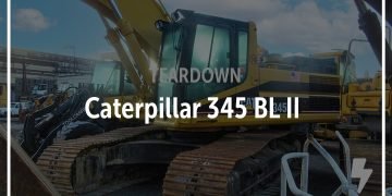 Caterpillar 345 BL II Excavator Salvaged