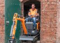 DEVELON new DX10Z-7 1 tonne 0 tail swing mini-excavator