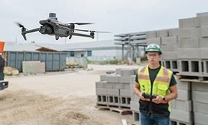 Bettering development control with complex aerial drone era
