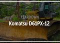 Komatsu D61PX-12 Crawler Dozer Salvaged Komatsu D61PX-12 Crawler Dozer Salvaged
