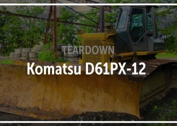 Komatsu D61PX-12 Crawler Dozer Salvaged