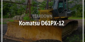 Komatsu D61PX-12 Crawler Dozer Salvaged