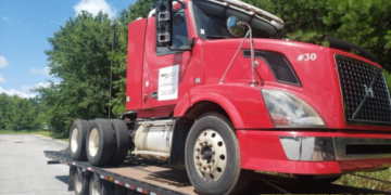 Case Learn about: Transporting a Volvo Semi Truck