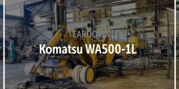 Komatsu WA500-1L Wheel Loader Salvaged