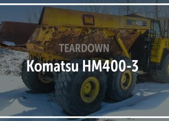 Komatsu HM400-3 Articulated Truck Salvaged