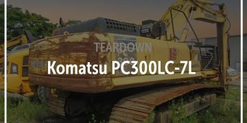 Komatsu PC300LC-7L Excavator Salvaged | See the Portions