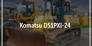 Komatsu D51PXI-24 Dozer Salvaged | See the Portions