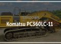 Komatsu PC360LC-11 Excavator Salvaged | See the Portions Komatsu PC360LC-11 Excavator Salvaged | See the Portions
