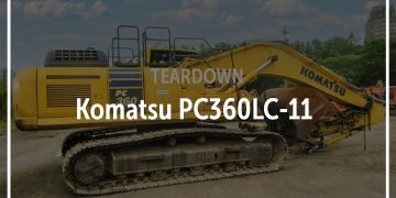 Komatsu PC360LC-11 Excavator Salvaged | See the Portions