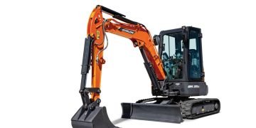 DEVELON DX35Z-7 Mini Excavator Options Larger Counterweight : CEG