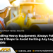 Dealing with Heavy Apparatus: 3 Steps to Steer clear of Inviting Any Criminal Hassle – Heavy Apparatus Marketplace Insights | Information