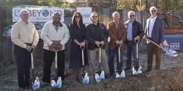 Man F. Atkinson, Clark Water Have a good time Groundbreaking of LYHBeyond : CEG