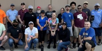 Simpson Sturdy-Tie Staff Replicate on Their Pergola Construct for Smiles Charity