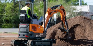 The DX17Z-7: Develon’s smallest mini excavator but