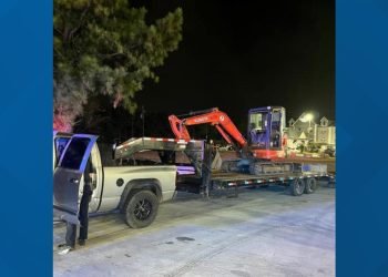Mini-excavator thief stuck because of Fb market submit