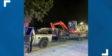 Mini-excavator thief stuck because of Fb market submit