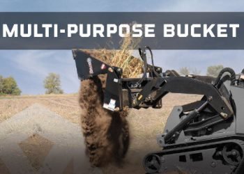 V20 Mini Skid Steer Multi-Goal Bucket: Final Versatility
