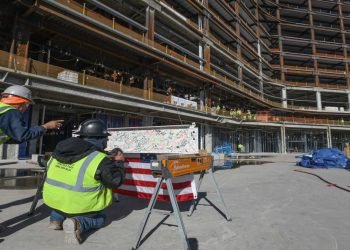 Atrium Well being Holds Topping-Out Match for New Complex Care Facility : CEG