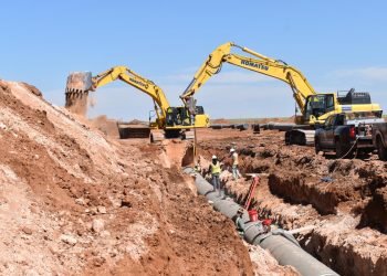 Water Pipeline Building Proceeds in Jap New Mexico : CEG