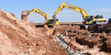 Water Pipeline Building Proceeds in Jap New Mexico : CEG