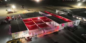 Vacation lighting deliver seasonal cheer to jobsites