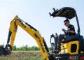 First New Holland electrical mini excavator on show