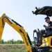 First New Holland electrical mini excavator on show First New Holland electrical mini excavator on show