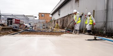 Swedish inexperienced cement makes UK debut on Sunbury warehouse