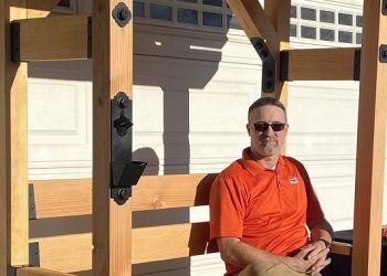 Seating with Taste: DIY an Outside Accents® Pergola Bench