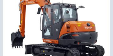 Kubota launches next-generation 8 tonne mini-excavator