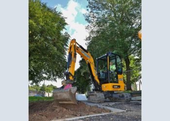 First new JCB Mini Excavator touches down in Scotland