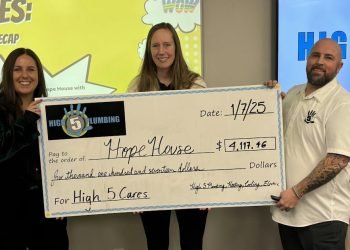 Prime 5 Plumbing, Heating, Cooling & Electrical Donates Over ,000