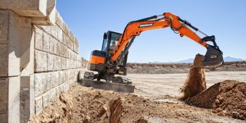 Doosan -7 Sequence Mini-excavators Now To be had