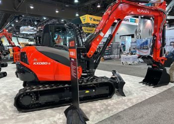 Kubota Finds New KX080-5 Compact Excavator
