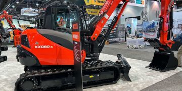 Kubota Finds New KX080-5 Compact Excavator