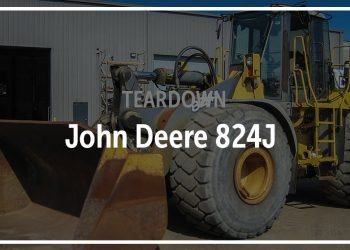 John Deere 824J Wheel Loader Salvaged