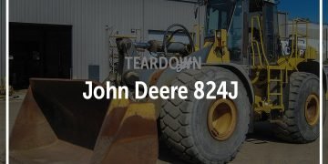 John Deere 824J Wheel Loader Salvaged