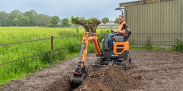 New top efficiency DX10Z-7 Mini-Excavator from Develon