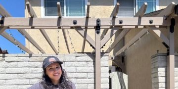 Making a Beautiful and Useful Yard Pergola with DIYer Shereen