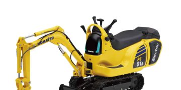 Komatsu launches electrical excavator in Japan