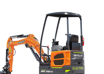 Develon introduces new DX20ZE-7 electrical mini excavator