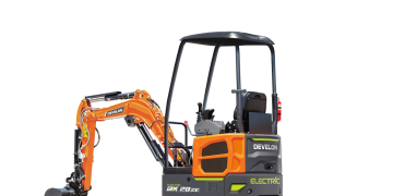 Develon introduces new DX20ZE-7 electrical mini excavator