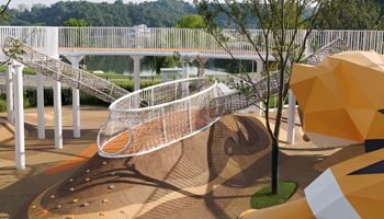 China’s paradise for youngsters fuses foothills and lakeside terrain