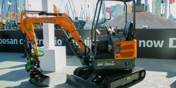 DEVELON, previously Doosan, releases first electric-powered excavator