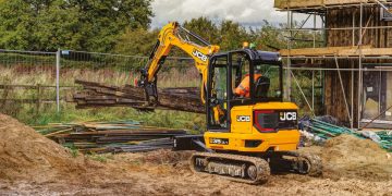 JCB Options 35Z MEX Mini Excavator at ARA Display From: JCB Americas