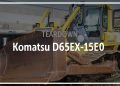 Komatsu D65EX-15E0 Dozer Salvaged | See the Portions Komatsu D65EX-15E0 Dozer Salvaged | See the Portions