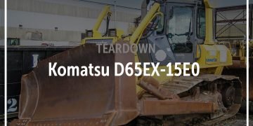 Komatsu D65EX-15E0 Dozer Salvaged | See the Portions