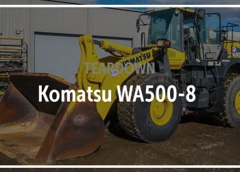 Komatsu WA500-8 Wheel Loader Salvaged