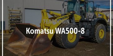 Komatsu WA500-8 Wheel Loader Salvaged